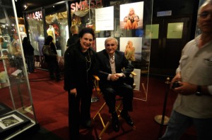 Donelle Dadigan and George Barris, at The Hollywood Musuem
